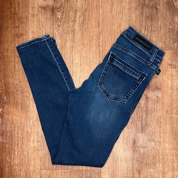Rock & Republic Denim - Rock & Republic Dark Blue Skinny Jeans